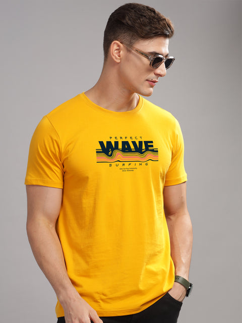 Adro Mens Printed T Shirt | The Super Soft Tshirt in India| Pure Cotton Lycra Breathable Fabric| 4 way stretch smart tech fabric| Round Neck T-Shirt (Also in Plus Size)