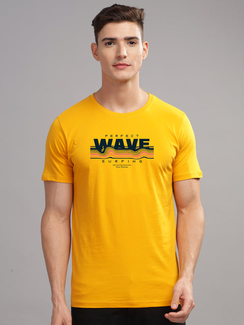 Adro Mens Printed T Shirt | The Super Soft Tshirt in India| Pure Cotton Lycra Breathable Fabric| 4 way stretch smart tech fabric| Round Neck T-Shirt (Also in Plus Size)