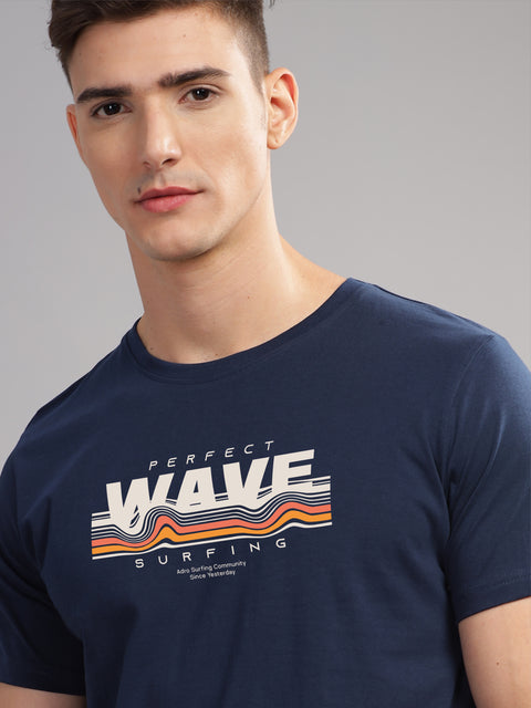 Adro Mens Printed T Shirt | The Super Soft Tshirt in India| Pure Cotton Lycra Breathable Fabric| 4 way stretch smart tech fabric| Round Neck T-Shirt (Also in Plus Size)