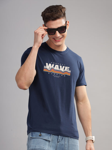 Adro Mens Printed T Shirt | The Super Soft Tshirt in India| Pure Cotton Lycra Breathable Fabric| 4 way stretch smart tech fabric| Round Neck T-Shirt (Also in Plus Size)