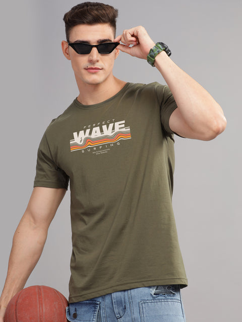 Adro Mens Printed T Shirt | The Super Soft Tshirt in India| Pure Cotton Lycra Breathable Fabric| 4 way stretch smart tech fabric| Round Neck T-Shirt (Also in Plus Size)