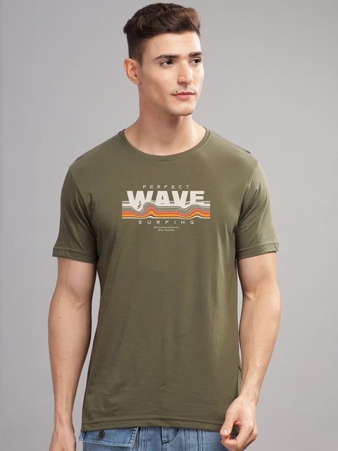 Adro Mens Printed T Shirt | The Super Soft Tshirt in India| Pure Cotton Lycra Breathable Fabric| 4 way stretch smart tech fabric| Round Neck T-Shirt (Also in Plus Size)