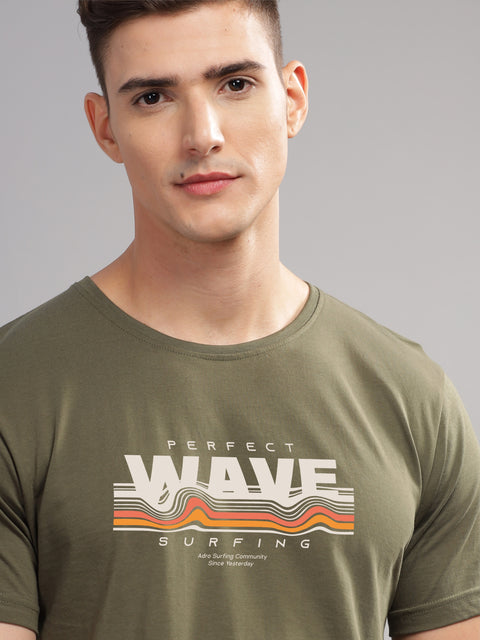 Adro Mens Printed T Shirt | The Super Soft Tshirt in India| Pure Cotton Lycra Breathable Fabric| 4 way stretch smart tech fabric| Round Neck T-Shirt (Also in Plus Size)