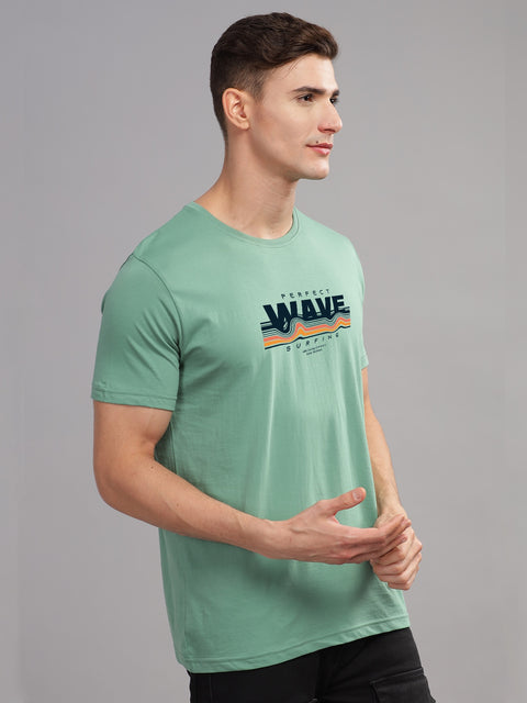 Adro Mens Printed T Shirt | The Super Soft Tshirt in India| Pure Cotton Lycra Breathable Fabric| 4 way stretch smart tech fabric| Round Neck T-Shirt (Also in Plus Size)