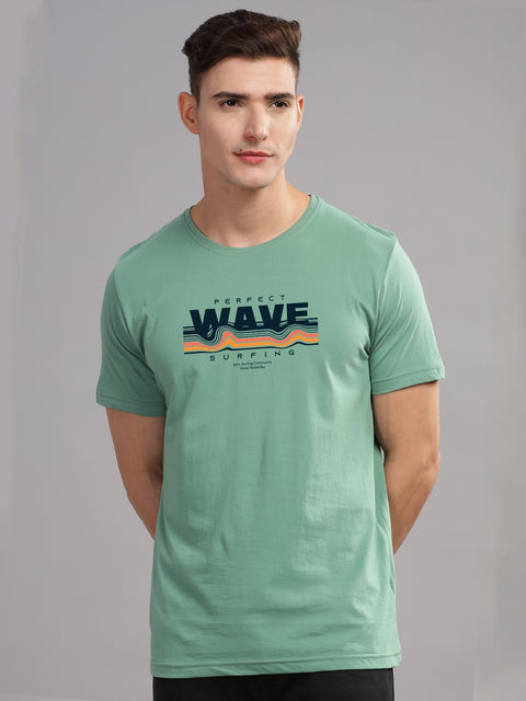Adro Mens Printed T Shirt | The Super Soft Tshirt in India| Pure Cotton Lycra Breathable Fabric| 4 way stretch smart tech fabric| Round Neck T-Shirt (Also in Plus Size)