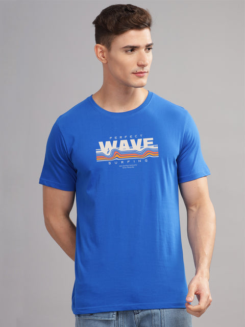 Adro Mens Printed T Shirt | The Super Soft Tshirt in India| Pure Cotton Lycra Breathable Fabric| 4 way stretch smart tech fabric| Round Neck T-Shirt (Also in Plus Size)