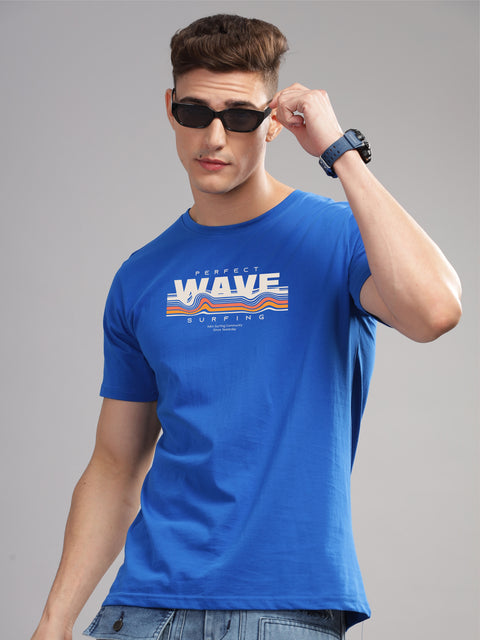 Adro Mens Printed T Shirt | The Super Soft Tshirt in India| Pure Cotton Lycra Breathable Fabric| 4 way stretch smart tech fabric| Round Neck T-Shirt (Also in Plus Size)