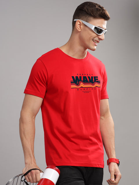 Adro Mens Printed T Shirt | The Super Soft Tshirt in India| Pure Cotton Lycra Breathable Fabric| 4 way stretch smart tech fabric| Round Neck T-Shirt (Also in Plus Size)