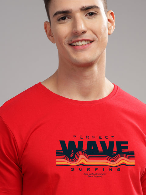Adro Mens Printed T Shirt | The Super Soft Tshirt in India| Pure Cotton Lycra Breathable Fabric| 4 way stretch smart tech fabric| Round Neck T-Shirt (Also in Plus Size)
