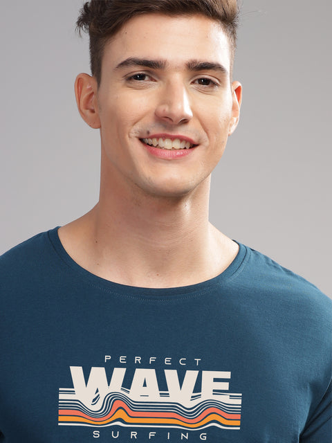 Adro Mens Printed T Shirt | The Super Soft Tshirt in India| Pure Cotton Lycra Breathable Fabric| 4 way stretch smart tech fabric| Round Neck T-Shirt (Also in Plus Size)