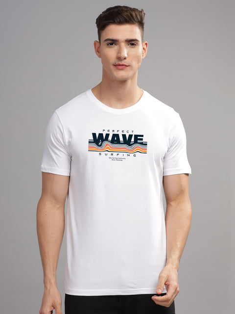 Adro Mens Printed T Shirt | The Super Soft Tshirt in India| Pure Cotton Lycra Breathable Fabric| 4 way stretch smart tech fabric| Round Neck T-Shirt (Also in Plus Size)