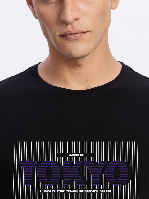 ADRO Tshirt for Men | Printed T Shirt for Men | Premium Lycra Cotton Regular Fit T-Shirt |Printed T Shirt