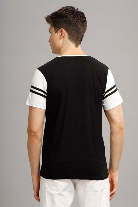 Adro Mens Colourblocked Cotton T-Shirt