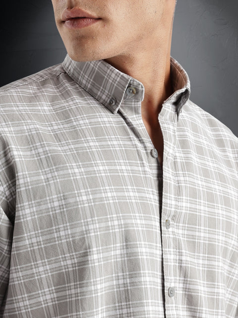 Adro Mens Casual Shirts - Checkered Shirt in Regular Fit| Cotton Casual Shirt for Men