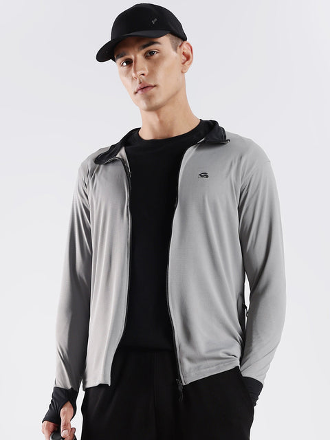 Adro Sunscreen Jacket for Men UV Sun Advanced Protection Running Jackets For Men Biker Jackets with Zipper Sports jacket for men