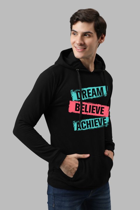 ADRO Men's Cotton Hooded Hoodie