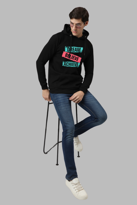ADRO Men's Cotton Hooded Hoodie