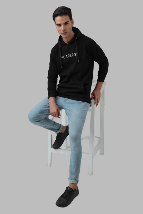 ADRO Fearless Printed Hoodie/Sweatshirt for Men