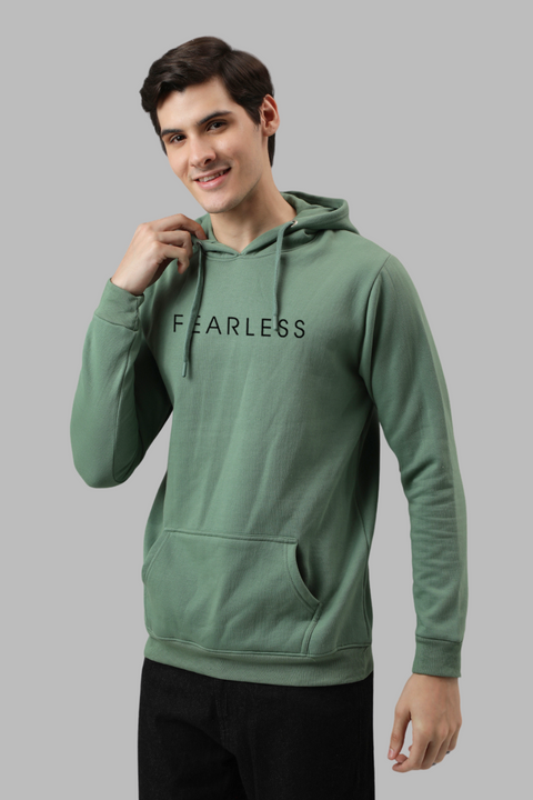 ADRO Fearless Printed Hoodie/Sweatshirt for Men