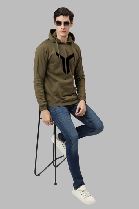 ADRO Mens Graphic Printed Cotton Hoodies