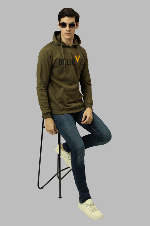 ADRO Men's Cotton Hooded Neck Hoodie
