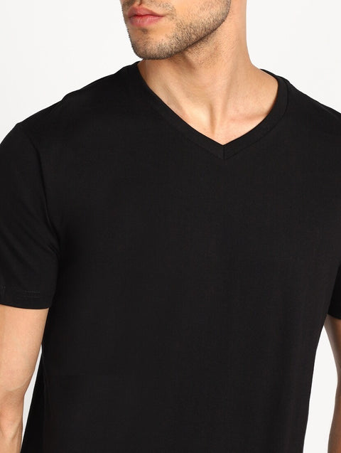 V Neck Half Sleeve T-shirt for Men (Pack of 2) - ADRO Fashion