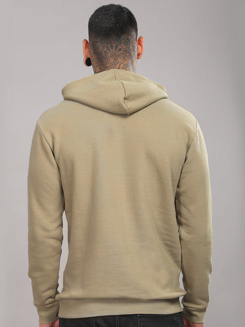 Adro Toujours en Avance Hoodie for Men | 320 GSM Cotton-Poly Fleece | Soft Feel, Skin-Friendly Printed Graphic, Warm Casual Sweatshirt with Kangaroo Pocket & Drawstring Hood