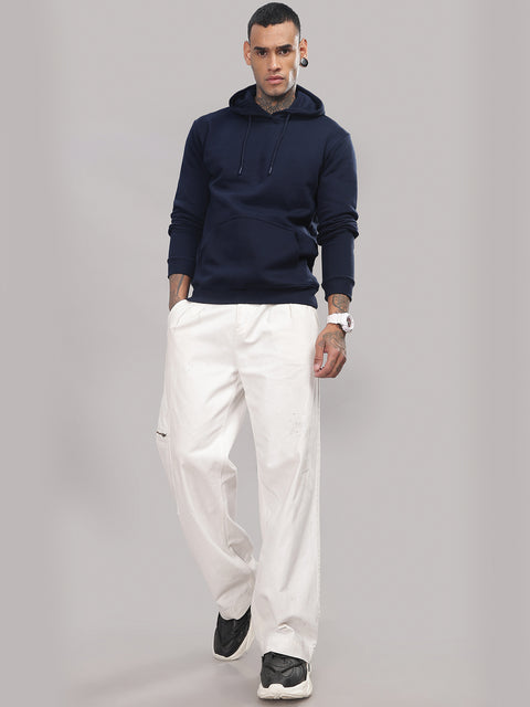Adro Men’s Cotton Fleece Hoodie | 320 GSM | Soft Feel Streetwear