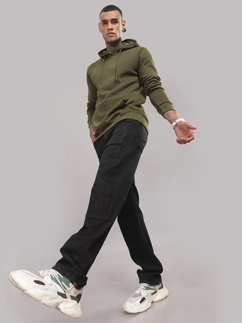 Adro Men’s Cotton Fleece Hoodie | 320 GSM | Soft Feel Streetwear