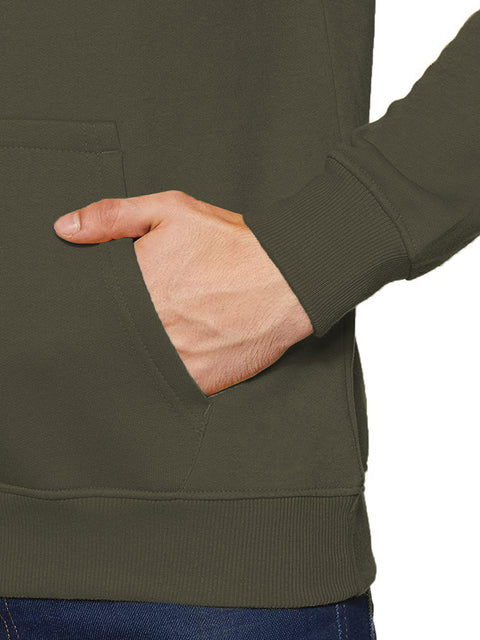 Adro Men’s Cotton Fleece Hoodie | 320 GSM | Soft Feel Streetwear