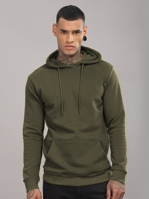 Adro Men’s Cotton Fleece Hoodie | 320 GSM | Soft Feel Streetwear