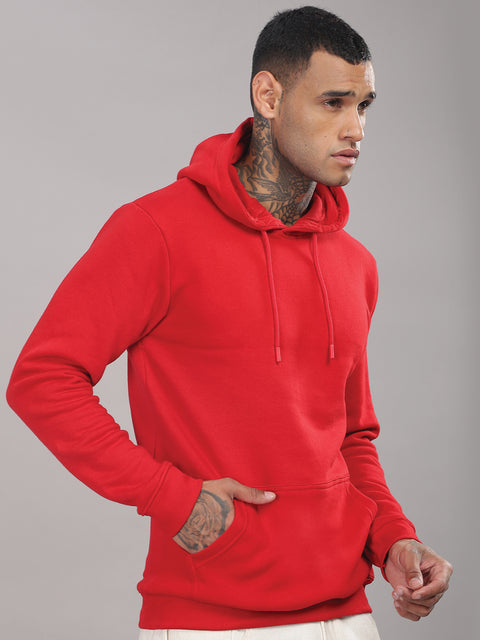 Adro Men’s Cotton Fleece Hoodie | 320 GSM | Soft Feel Streetwear