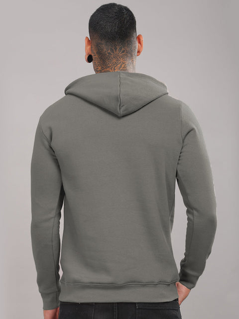 Adro Campus League Legacy Crew Hoodie for Men | 320 GSM Cotton-Poly Fleece | Soft Feel, Skin-Friendly Printed Graphic, Warm Casual Sweatshirt with Kangaroo Pocket & Drawstring Hood