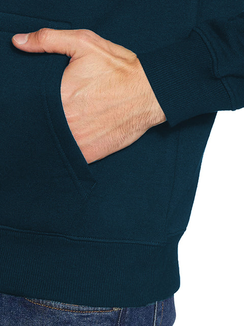Adro Men’s Cotton Fleece Hoodie | 320 GSM | Soft Feel Streetwear