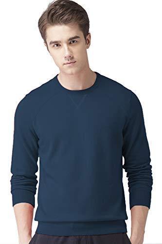 Adro Men's Fleece Cotton Solide Pullover - ADRO Fashion