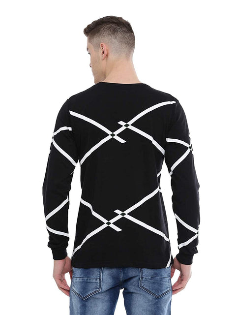 ADRO Men's Striped Full Sleeve T-Shirt - ADRO Fashion