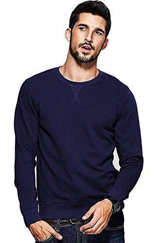 ADRO Men's Fleece Cotton Solide Pullover - ADRO Fashion