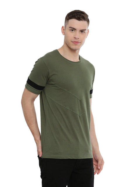Adro Men's Color Blocked T-Shirts - ADRO Fashion