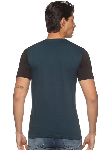 Adro Men's Color Block Cotton T-Shirt - ADRO Fashion