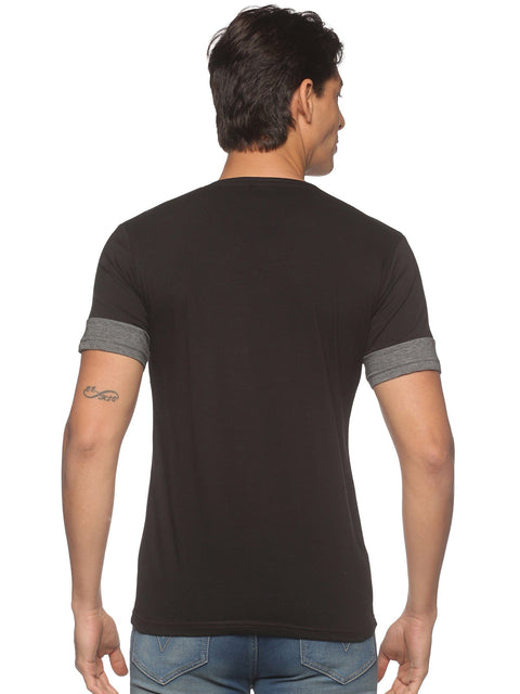 Adro Men's Color Block Cotton T-Shirt - ADRO Fashion