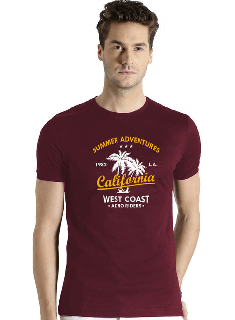ADRO Summer Adventures California Mens Printed T-Shirt - ADRO Fashion