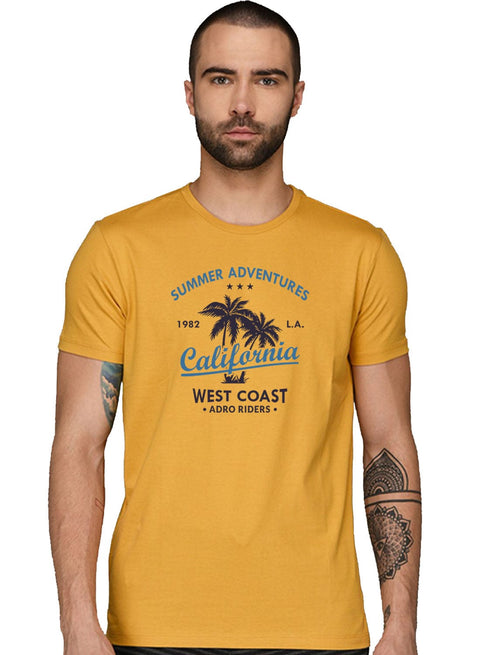 ADRO Summer Adventures California Mens Printed T-Shirt - ADRO Fashion