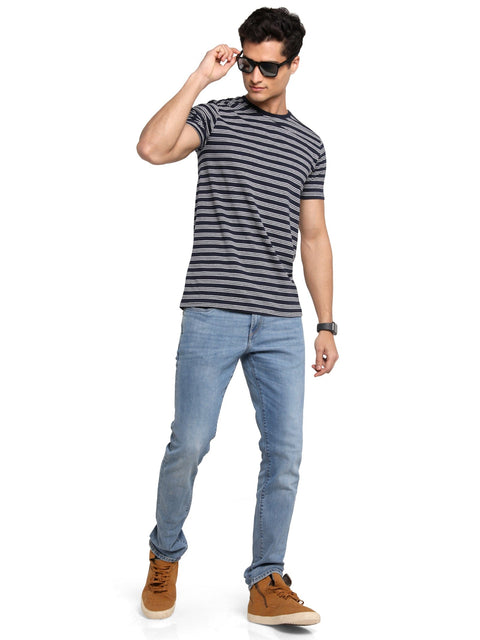 Adro Striped Cotton T-shirt - ADRO Fashion