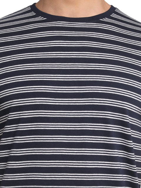 Adro Striped Cotton T-shirt - ADRO Fashion