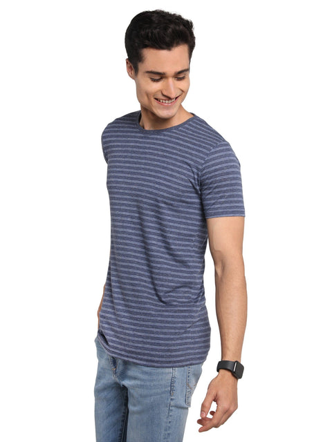 Adro Striped Cotton T-shirt for Men - ADRO Fashion