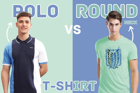 Polo vs. Round Neck: Decoding the T-shirt Neckline Debate