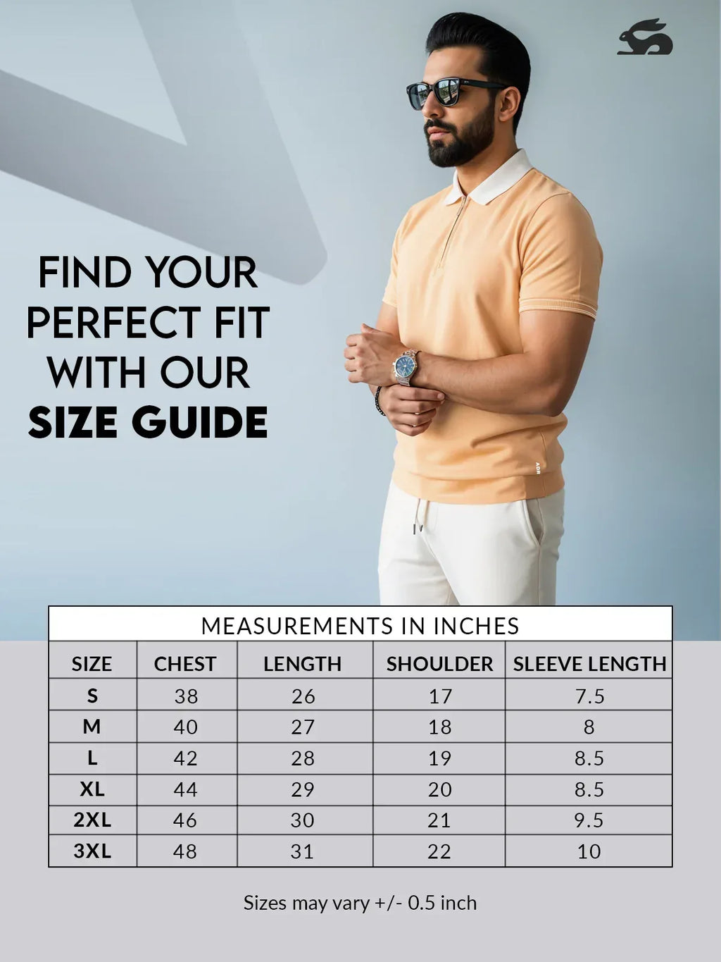 Adro Men’s Polo Shirt | Soft Cotton Blend | Trendy Casual Look