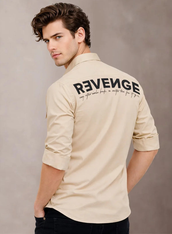 Adro Mens Cotton Twill Cargo Shirt Beige| Stylish Outdoor Travel Shirt