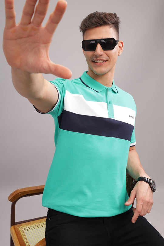 Adro Men’s Polo Shirt | Soft Cotton Blend | Trendy Casual Look