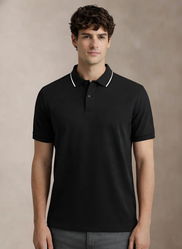 ADRO Mens Polo TShirt | Airtex Cotton Matty Fabric | Regular Fit | Breathable, Durable & Premium Casual Solid Polo T-Shirt for Men
